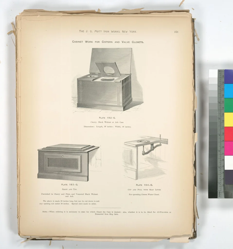 An illustration from Mott's plumbing, 1888, leaf 87