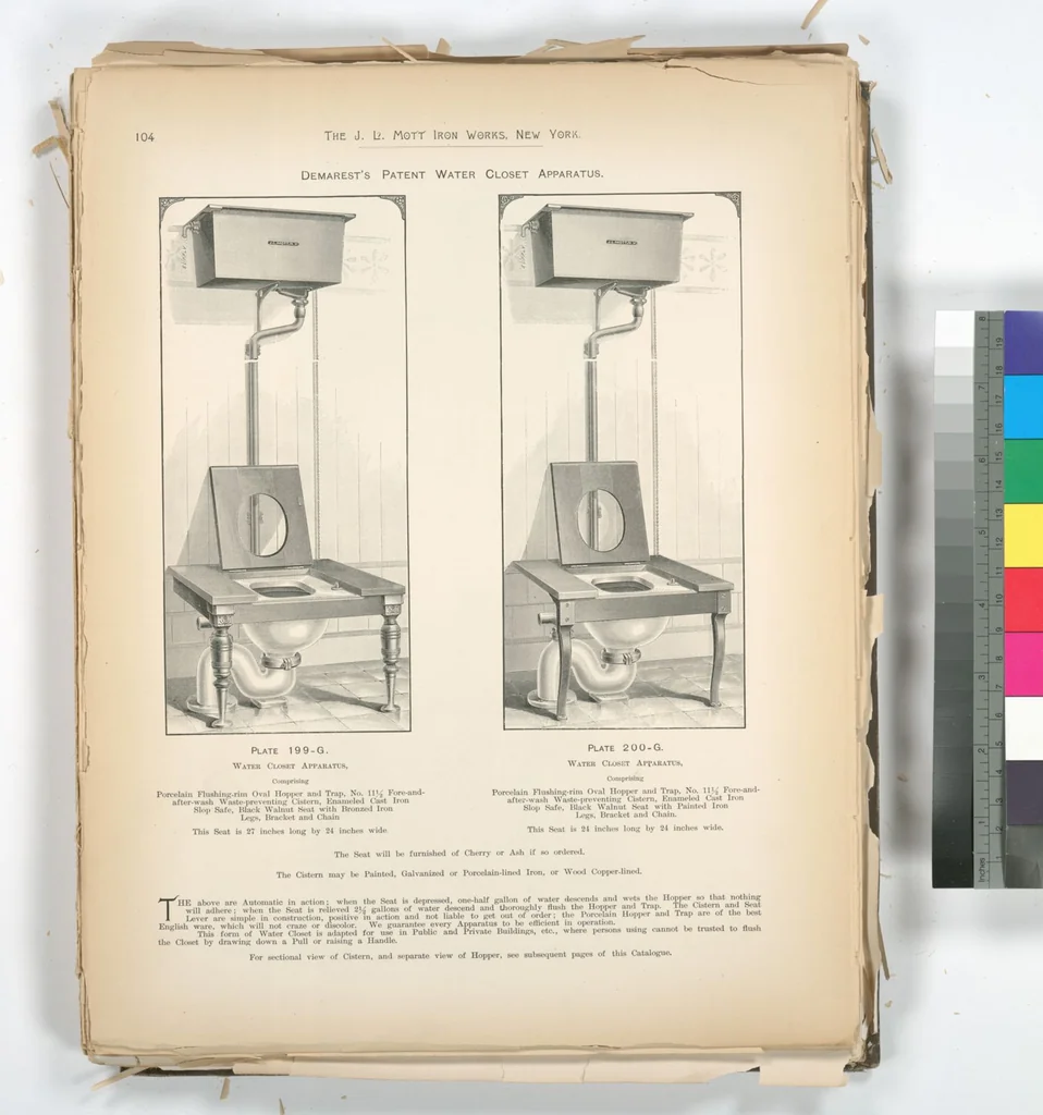 An illustration from Mott's plumbing, 1888, leaf 90