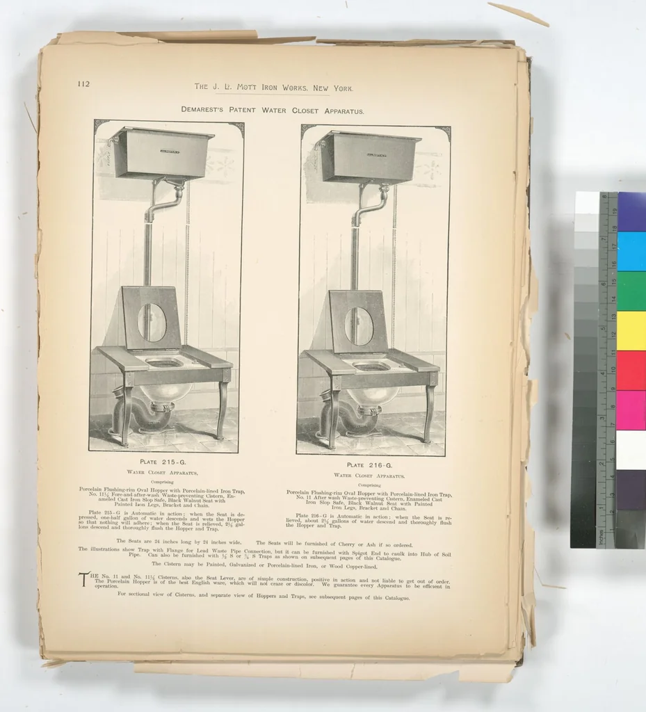 An illustration from Mott's plumbing, 1888, leaf 98