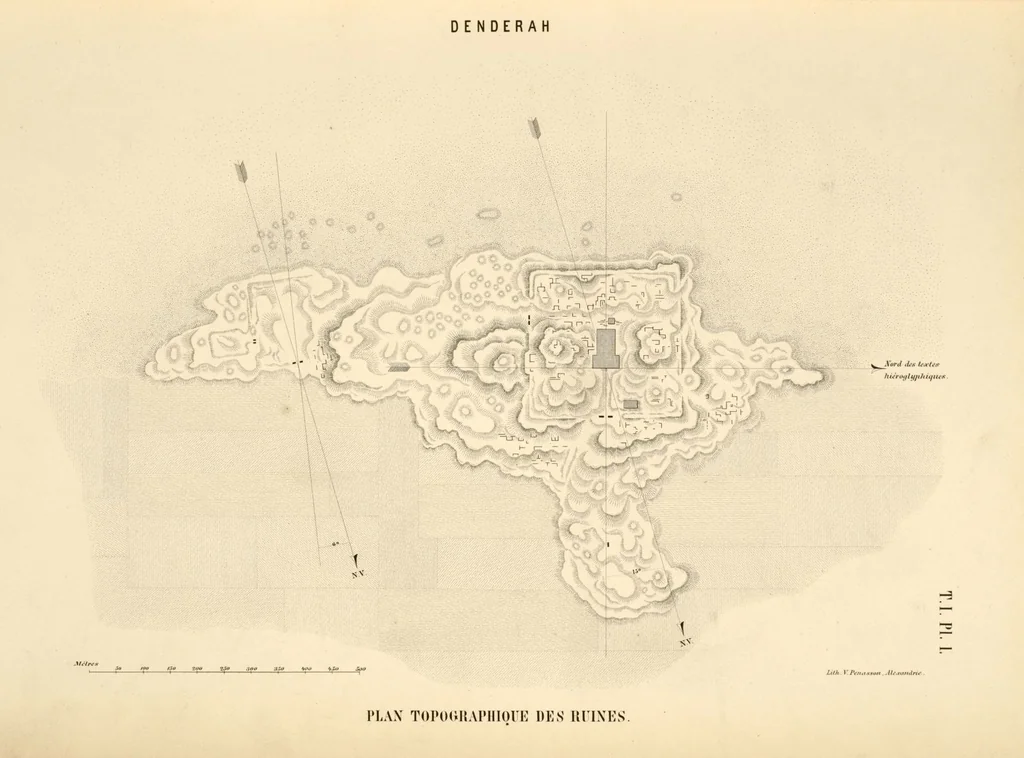 An illustration from Dendérah : description générale du grand temple de cette ville, 1870, leaf 2