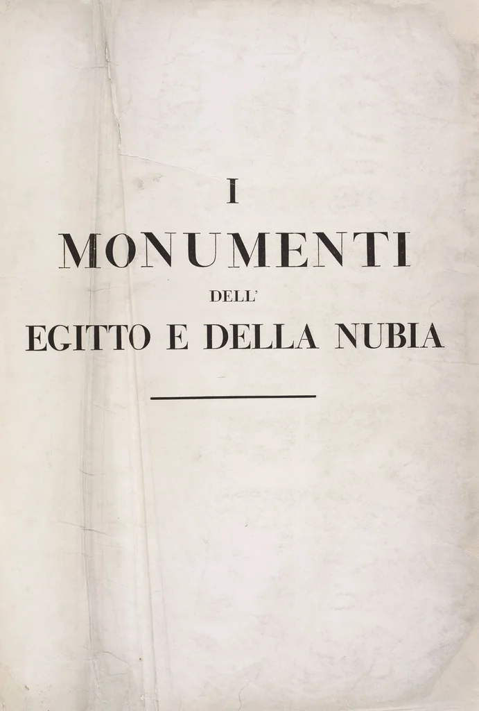 An illustration from I monumenti dell'Egitto e della Nubia disegnati dalla spedizione scientifico-letteraria toscana in Egitto; distribuiti in ordine di materie interpretati ed illustrati dal dottore Ippolito Rosellini, 1832, leaf 180