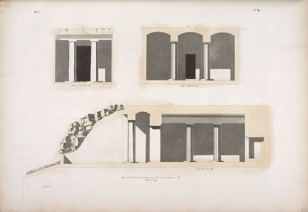 An illustration from I monumenti dell'Egitto e della Nubia disegnati dalla spedizione scientifico-letteraria toscana in Egitto; distribuiti in ordine di materie interpretati ed illustrati dal dottore Ippolito Rosellini, 1832, leaf 184
