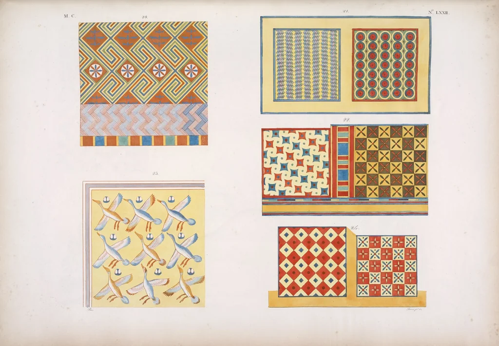 An illustration from I monumenti dell'Egitto e della Nubia disegnati dalla spedizione scientifico-letteraria toscana in Egitto; distribuiti in ordine di materie interpretati ed illustrati dal dottore Ippolito Rosellini, 1832, leaf 253