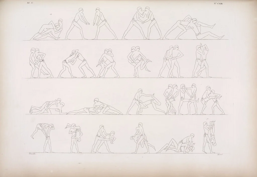 An illustration from I monumenti dell'Egitto e della Nubia disegnati dalla spedizione scientifico-letteraria toscana in Egitto; distribuiti in ordine di materie interpretati ed illustrati dal dottore Ippolito Rosellini, 1832, leaf 294