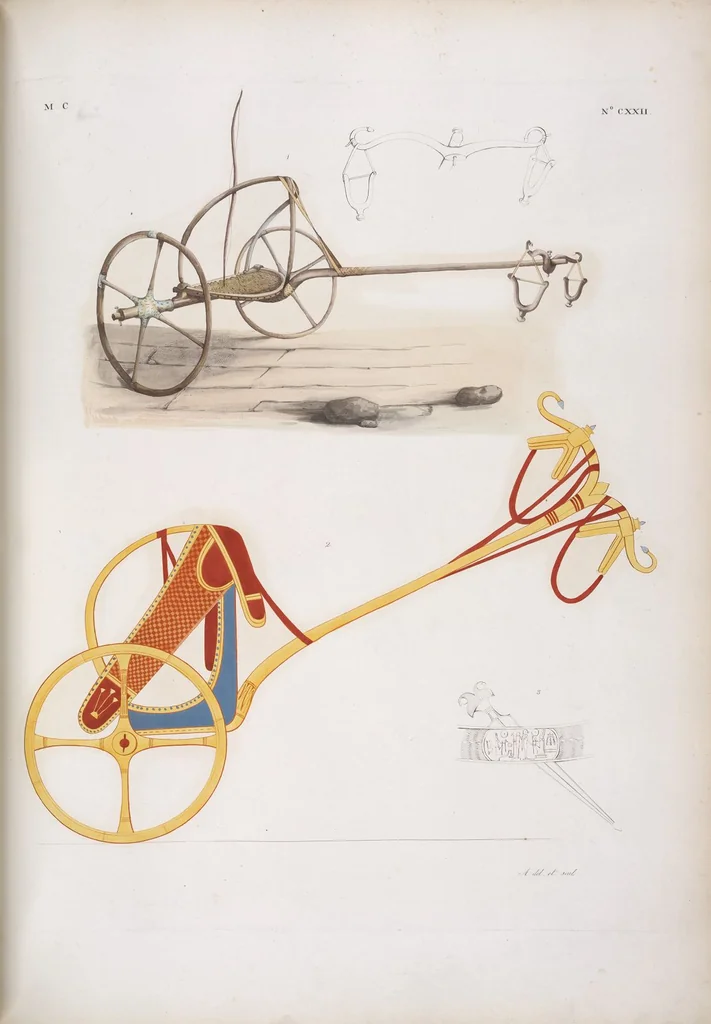 An illustration from I monumenti dell'Egitto e della Nubia disegnati dalla spedizione scientifico-letteraria toscana in Egitto; distribuiti in ordine di materie interpretati ed illustrati dal dottore Ippolito Rosellini, 1832, leaf 304