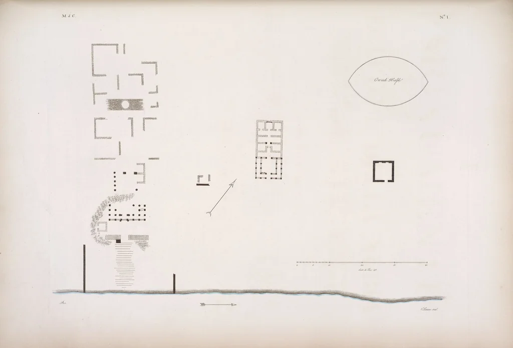 An illustration from I monumenti dell'Egitto e della Nubia disegnati dalla spedizione scientifico-letteraria toscana in Egitto; distribuiti in ordine di materie interpretati ed illustrati dal dottore Ippolito Rosellini, 1832, leaf 321