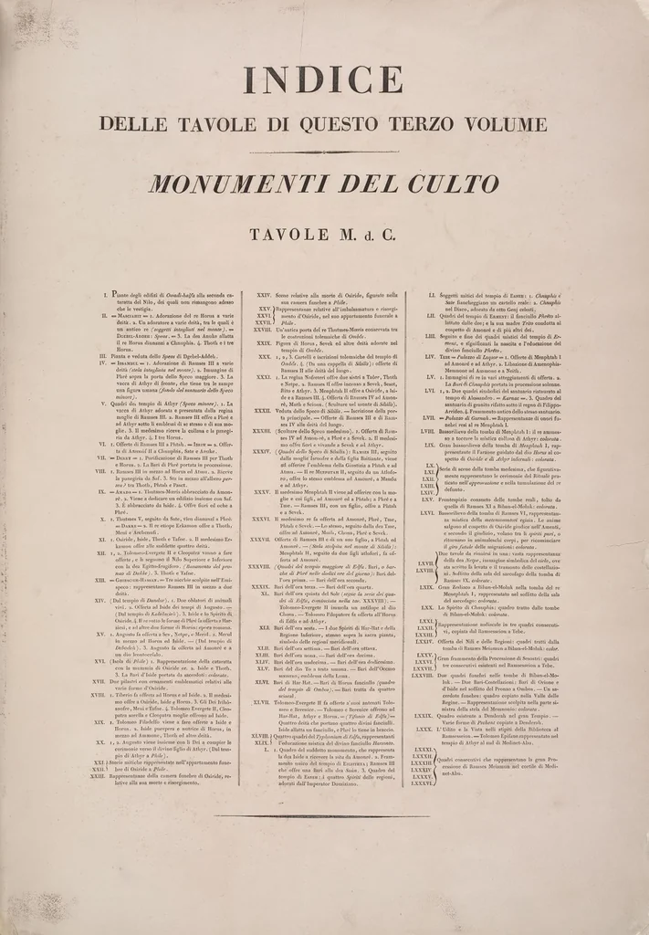 An illustration from I monumenti dell'Egitto e della Nubia disegnati dalla spedizione scientifico-letteraria toscana in Egitto; distribuiti in ordine di materie interpretati ed illustrati dal dottore Ippolito Rosellini, 1832, leaf 407