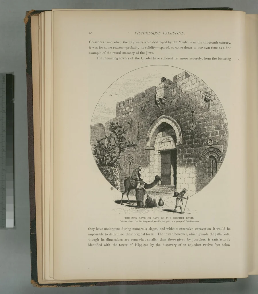 An illustration from Picturesque Palestine, Sinai and Egypt, 1881, leaf 12