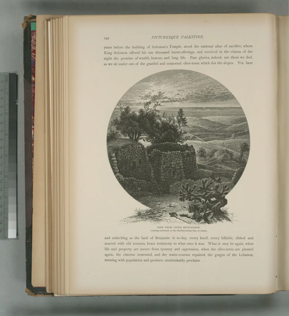 An illustration from Picturesque Palestine, Sinai and Egypt, 1881, leaf 128