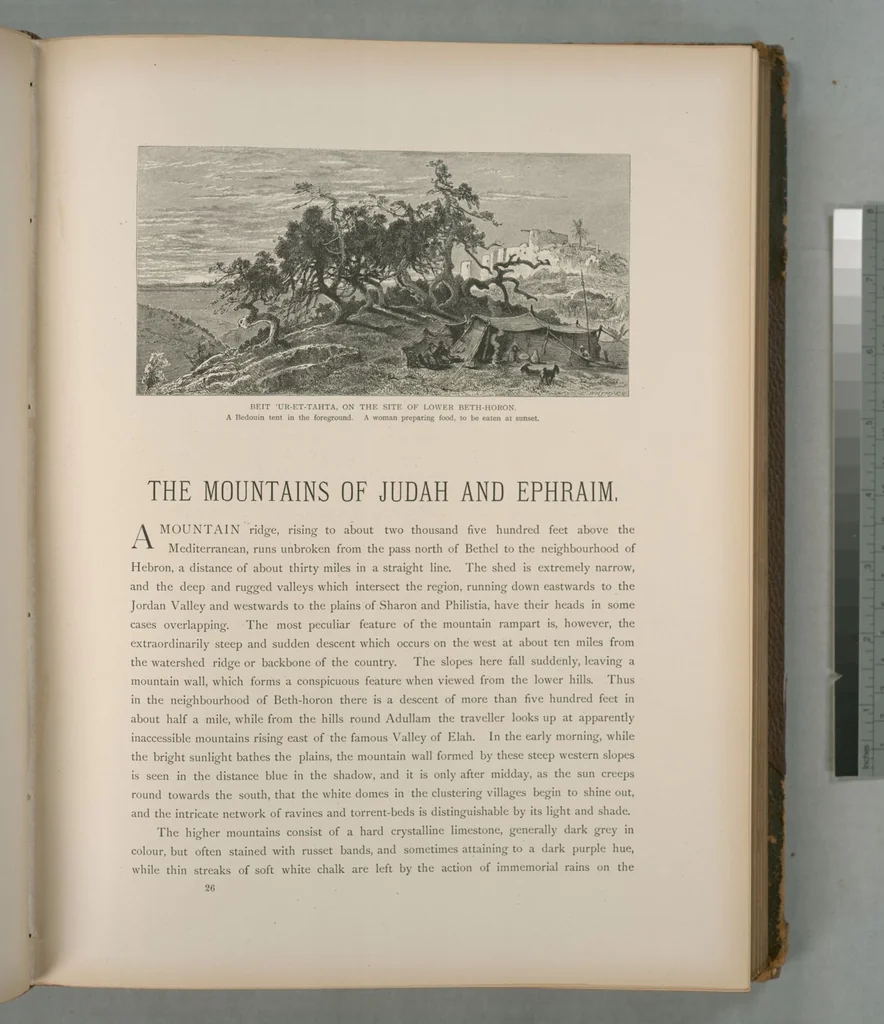 An illustration from Picturesque Palestine, Sinai and Egypt, 1881, leaf 129