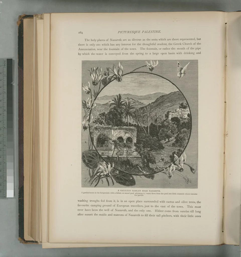 An illustration from Picturesque Palestine, Sinai and Egypt, 1881, leaf 189