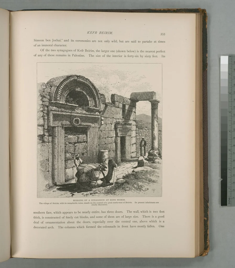 An illustration from Picturesque Palestine, Sinai and Egypt, 1881, leaf 218