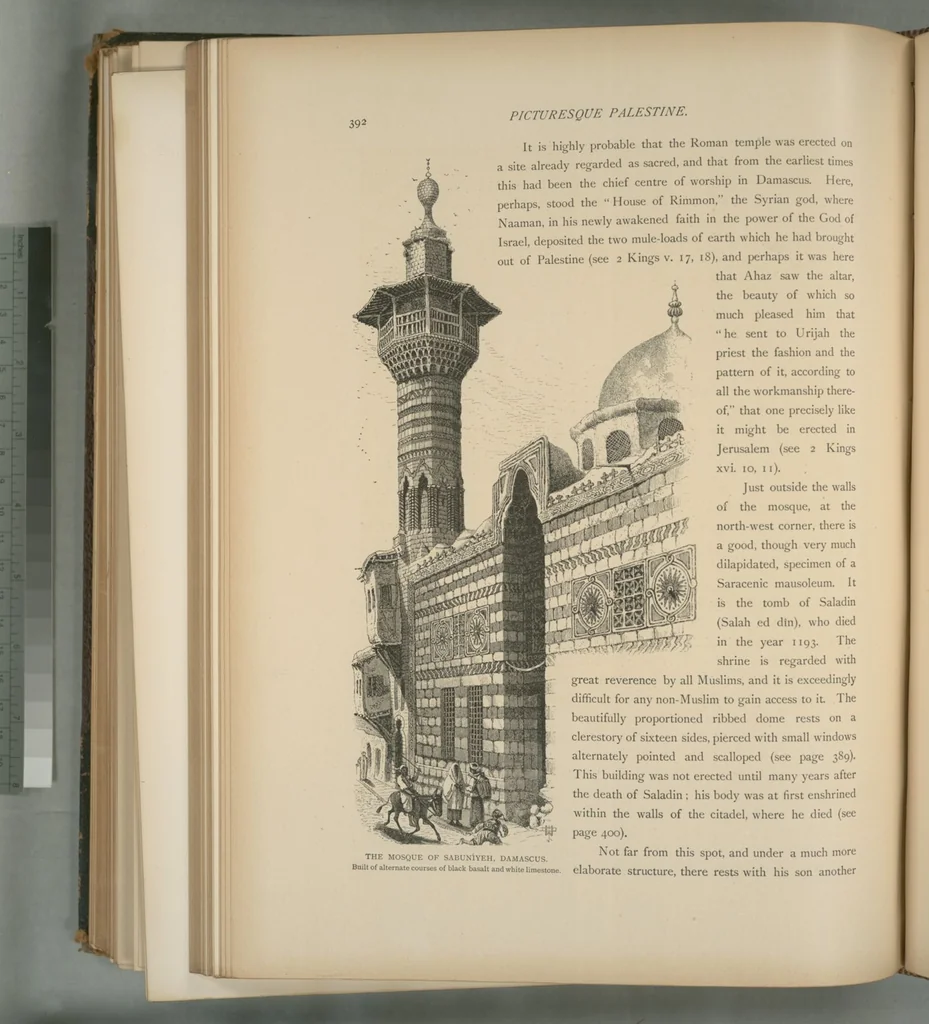 An illustration from Picturesque Palestine, Sinai and Egypt, 1881, leaf 256