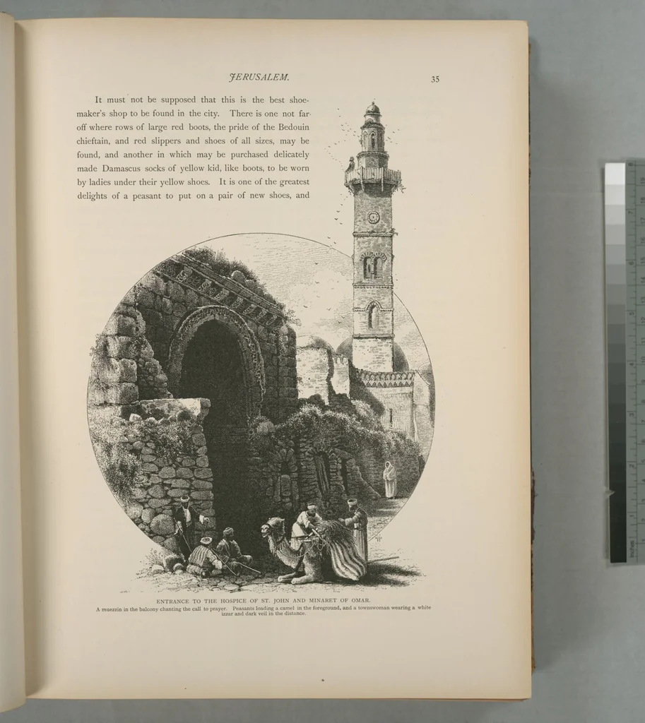 An illustration from Picturesque Palestine, Sinai and Egypt, 1881, leaf 27