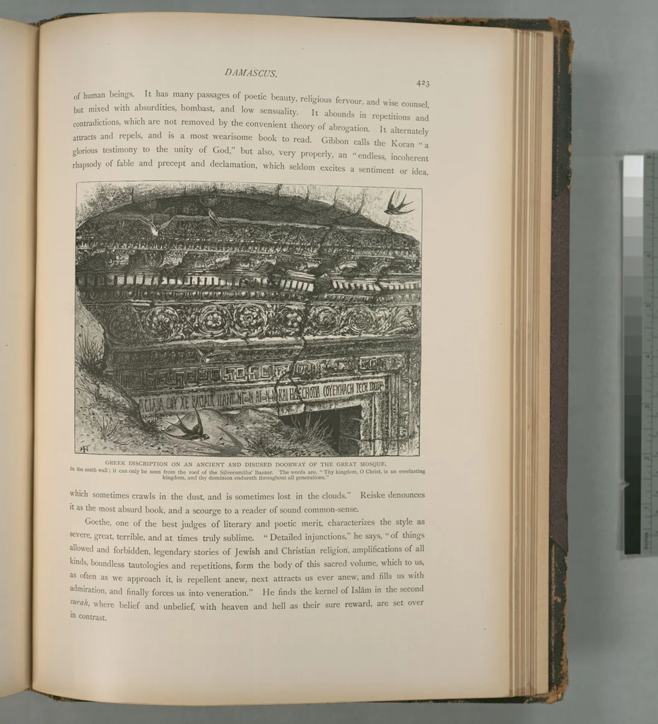 An illustration from Picturesque Palestine, Sinai and Egypt, 1881, leaf 276