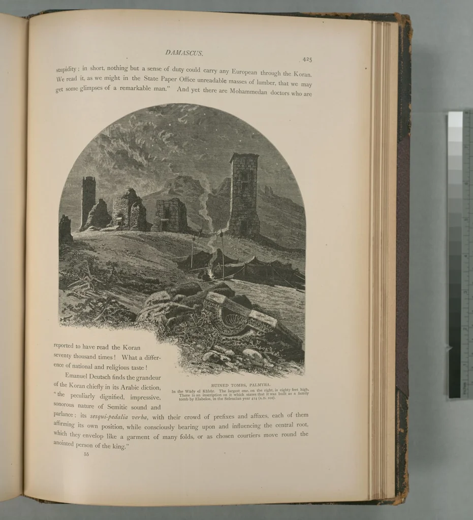 An illustration from Picturesque Palestine, Sinai and Egypt, 1881, leaf 278