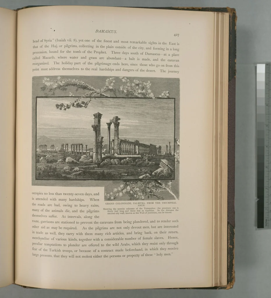 An illustration from Picturesque Palestine, Sinai and Egypt, 1881, leaf 279