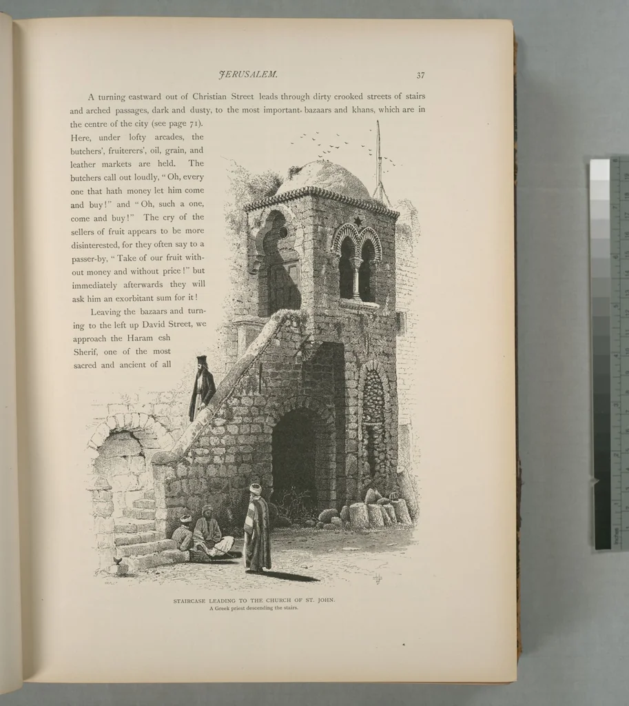 An illustration from Picturesque Palestine, Sinai and Egypt, 1881, leaf 28