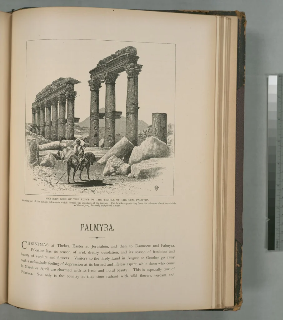 An illustration from Picturesque Palestine, Sinai and Egypt, 1881, leaf 280