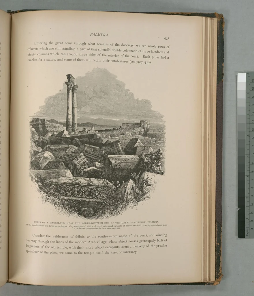 An illustration from Picturesque Palestine, Sinai and Egypt, 1881, leaf 281