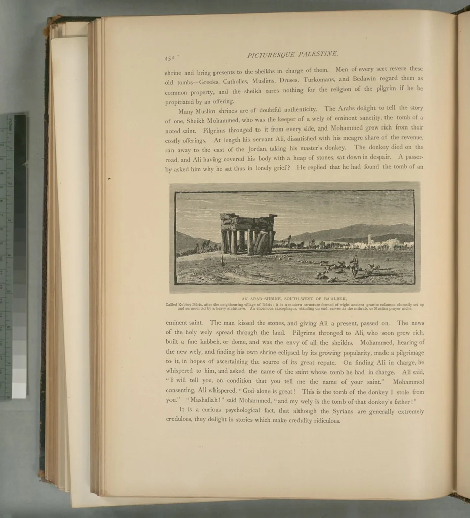 An illustration from Picturesque Palestine, Sinai and Egypt, 1881, leaf 294