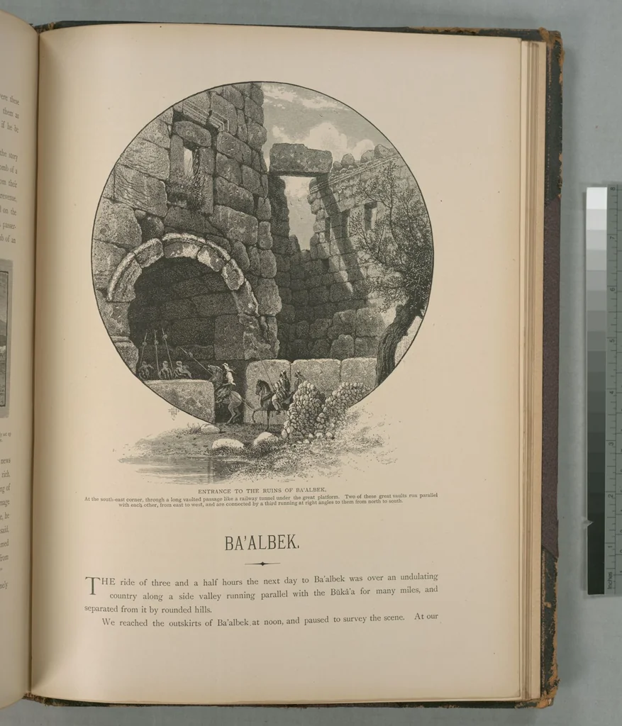 An illustration from Picturesque Palestine, Sinai and Egypt, 1881, leaf 295
