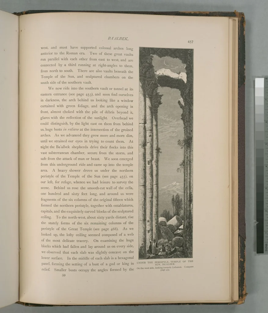An illustration from Picturesque Palestine, Sinai and Egypt, 1881, leaf 298