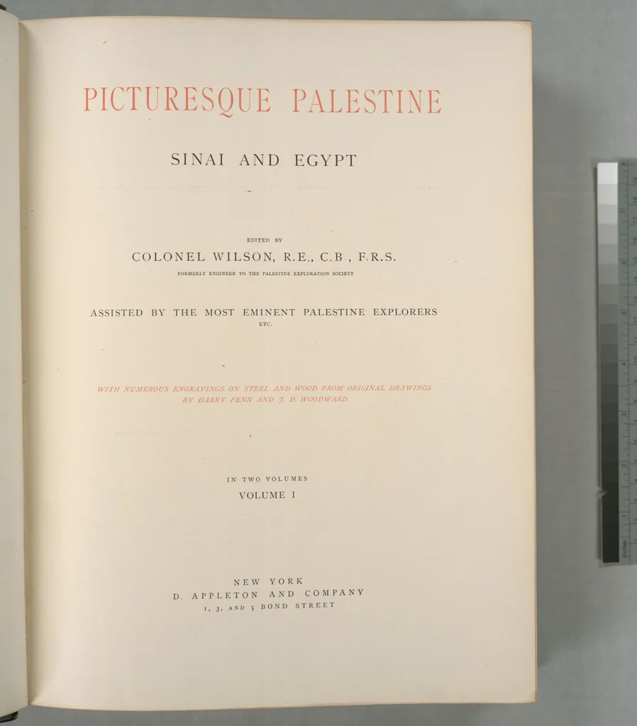 An illustration from Picturesque Palestine, Sinai and Egypt, 1881, leaf 3