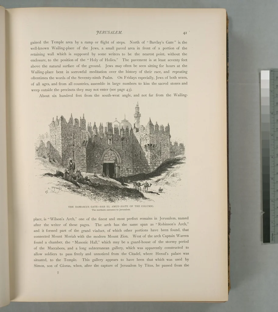 An illustration from Picturesque Palestine, Sinai and Egypt, 1881, leaf 30
