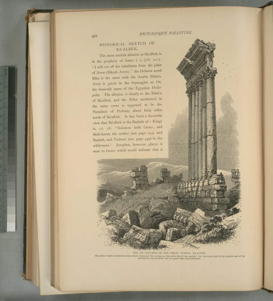 An illustration from Picturesque Palestine, Sinai and Egypt, 1881, leaf 303