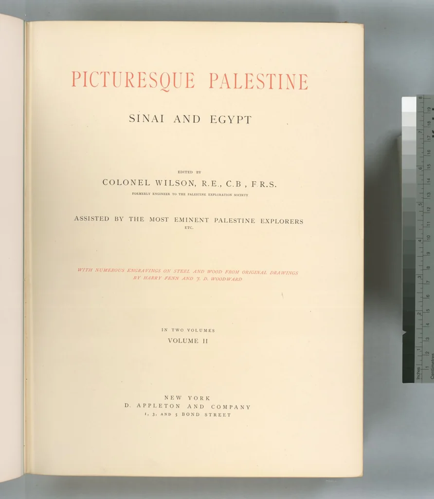 An illustration from Picturesque Palestine, Sinai and Egypt, 1881, leaf 311
