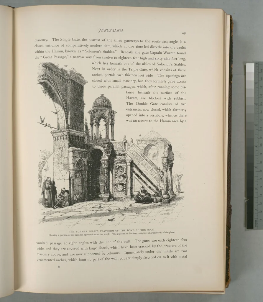 An illustration from Picturesque Palestine, Sinai and Egypt, 1881, leaf 35