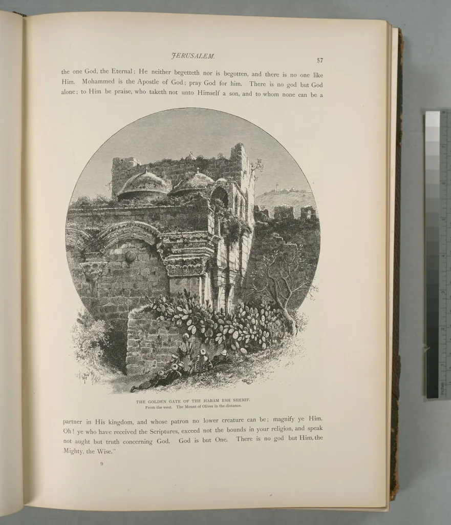An illustration from Picturesque Palestine, Sinai and Egypt, 1881, leaf 39