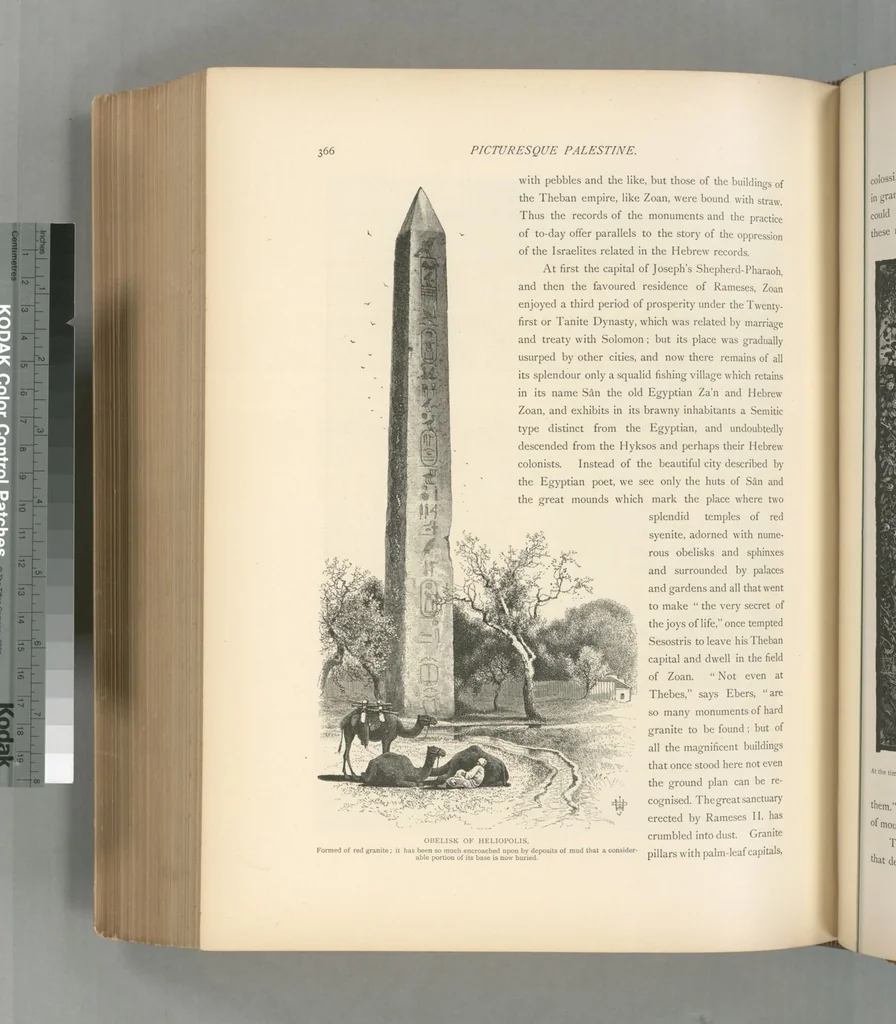 An illustration from Picturesque Palestine, Sinai and Egypt, 1881, leaf 551