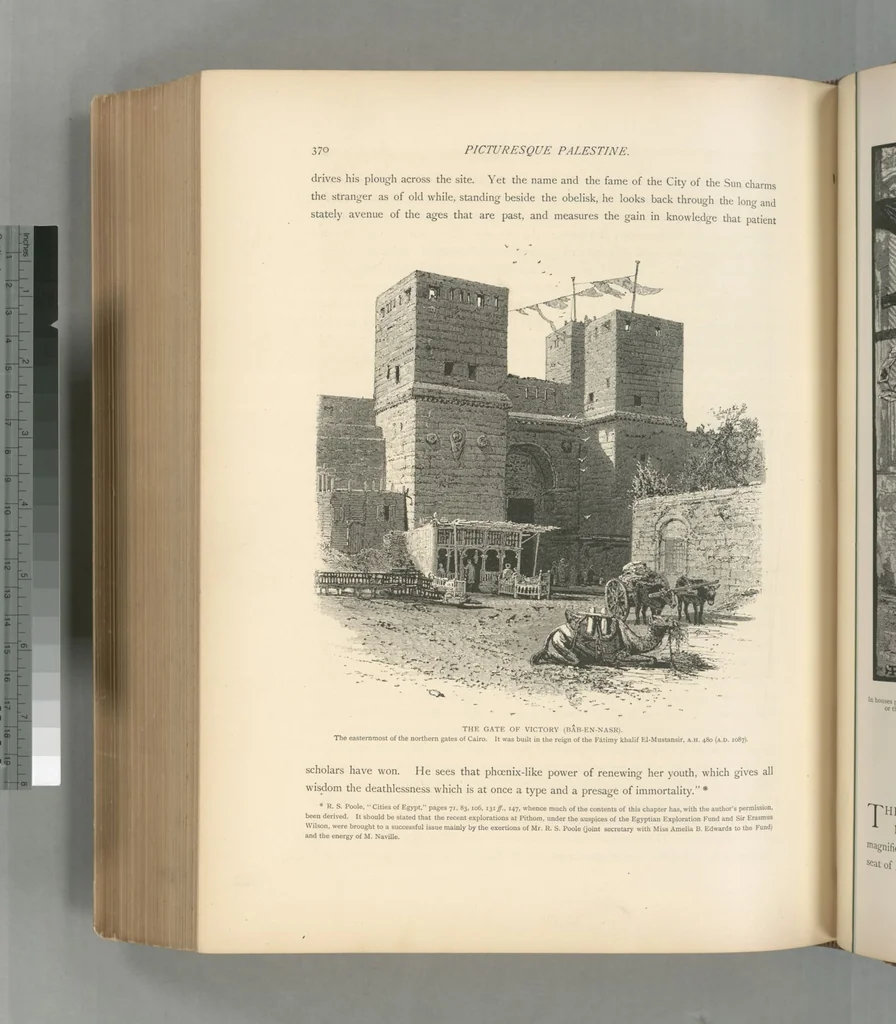 An illustration from Picturesque Palestine, Sinai and Egypt, 1881, leaf 553