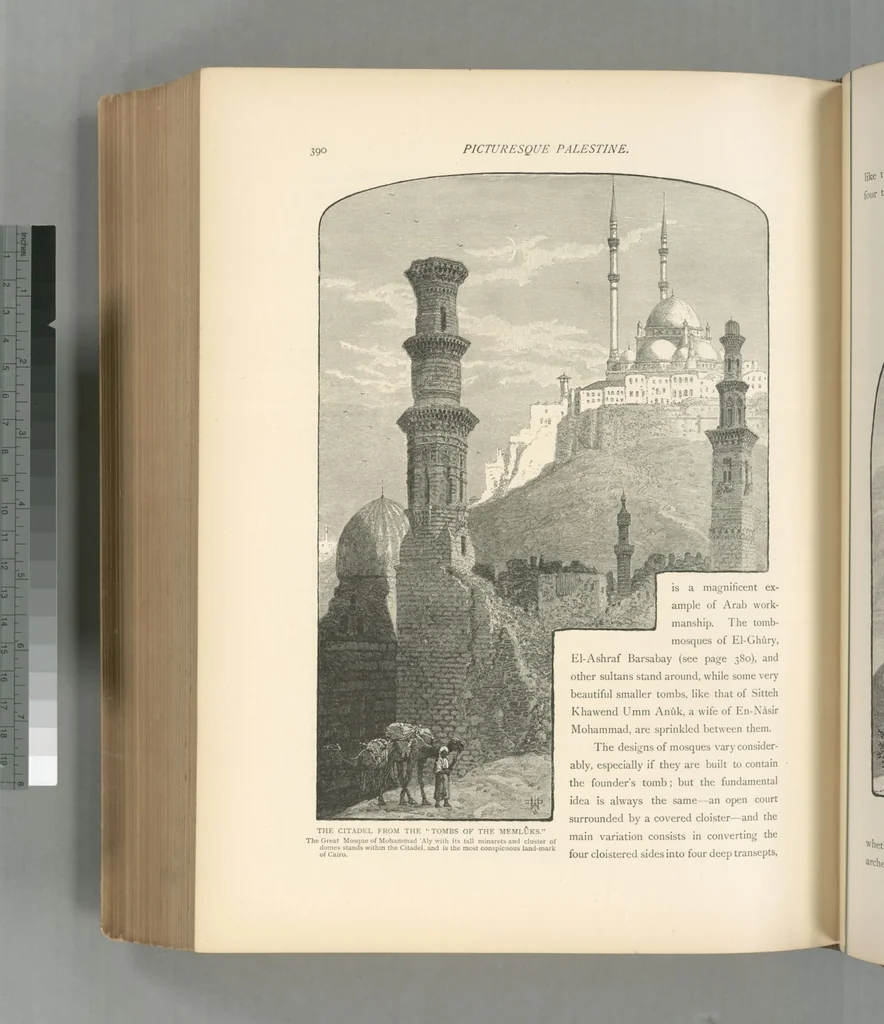 An illustration from Picturesque Palestine, Sinai and Egypt, 1881, leaf 566
