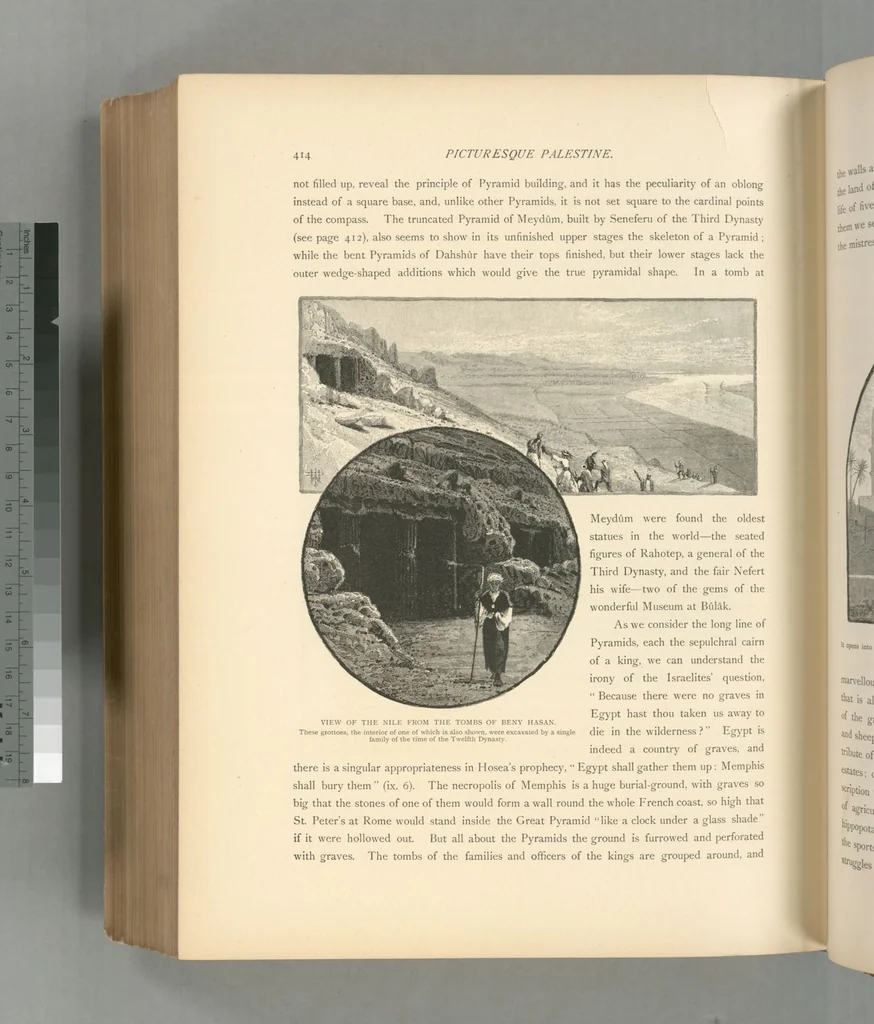 An illustration from Picturesque Palestine, Sinai and Egypt, 1881, leaf 584
