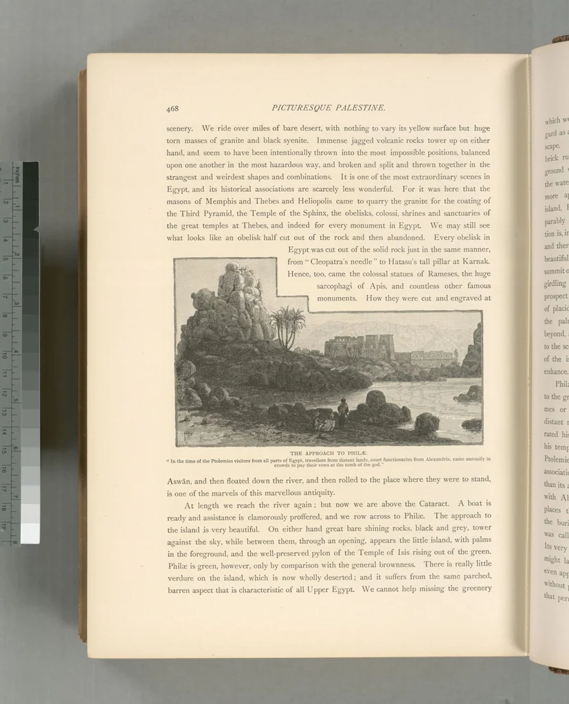 An illustration from Picturesque Palestine, Sinai and Egypt, 1881, leaf 621
