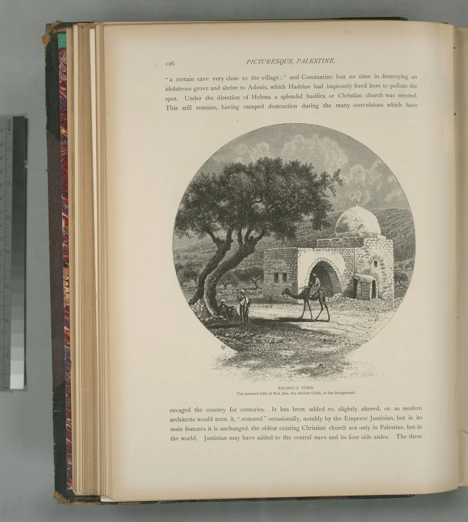 An illustration from Picturesque Palestine, Sinai and Egypt, 1881, leaf 85