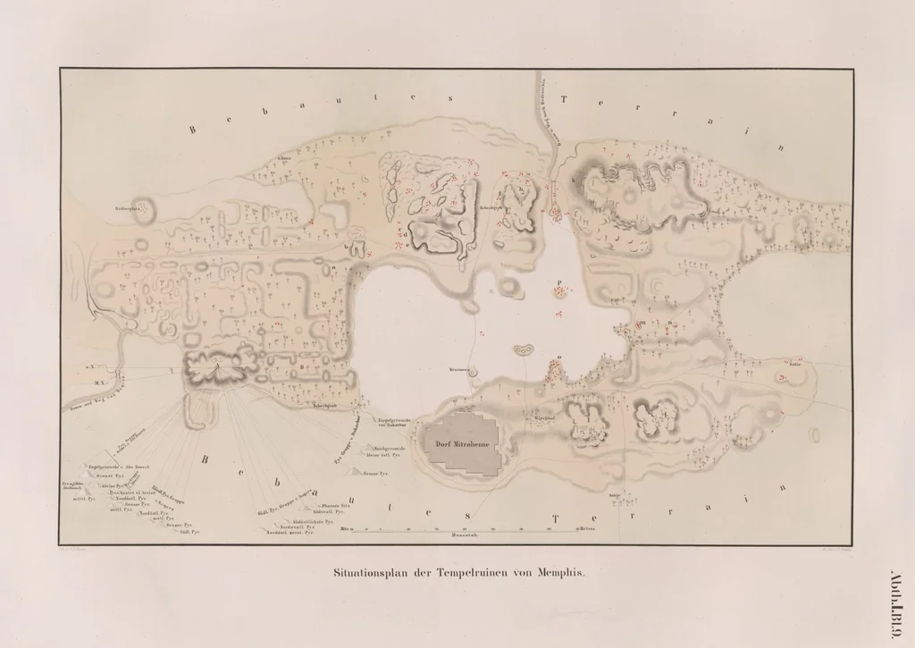 An illustration from Denkmaeler aus Aegypten und Aethiopien nach den Zeichnungen der von seiner Majestat dem Koenige von Preussen Friedrich Wilhelm IV nach diesen Landern gesendeten und in den Jahren 1842-1845 ausgefuhrten wissenschaftlichen Expedition, 1849, leaf 15