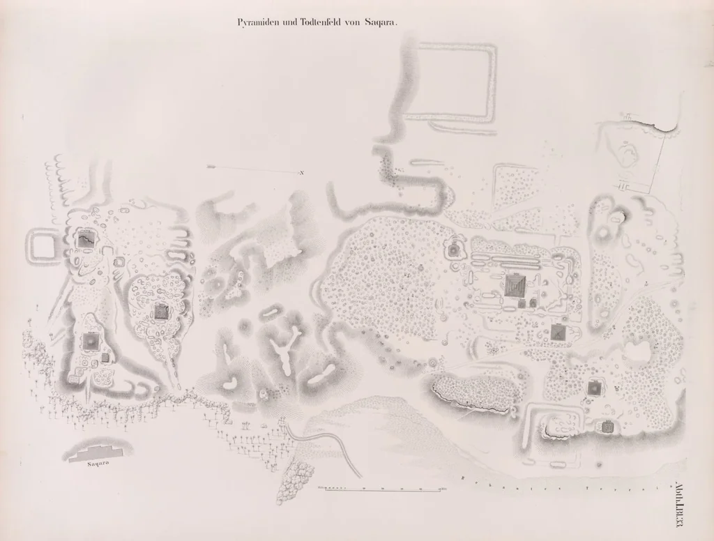 An illustration from Denkmaeler aus Aegypten und Aethiopien nach den Zeichnungen der von seiner Majestat dem Koenige von Preussen Friedrich Wilhelm IV nach diesen Landern gesendeten und in den Jahren 1842-1845 ausgefuhrten wissenschaftlichen Expedition, 1849, leaf 39