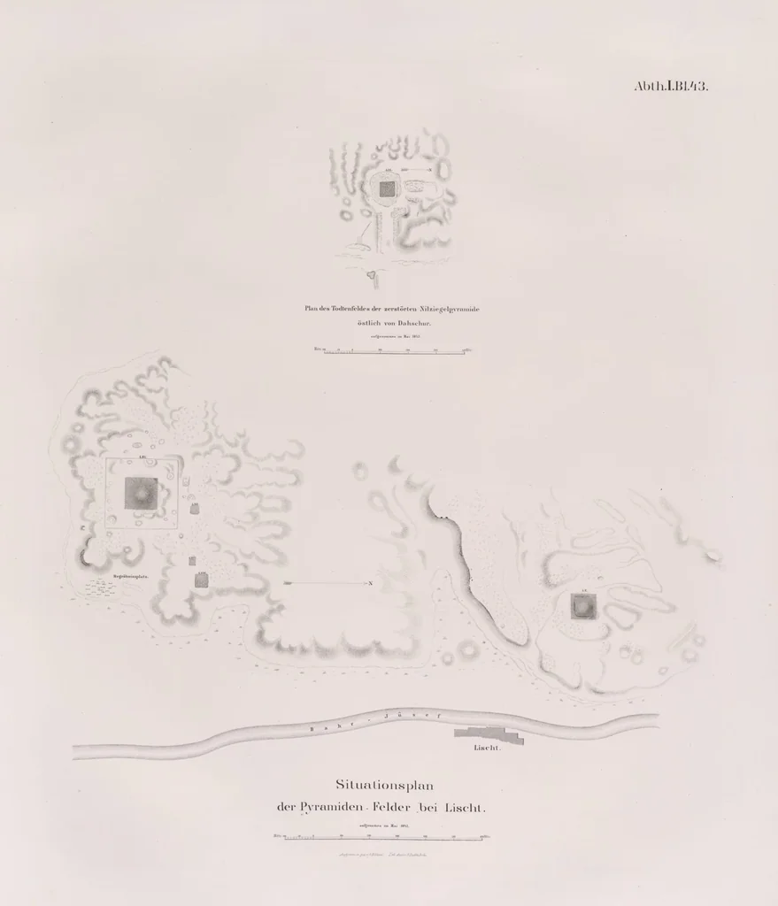An illustration from Denkmaeler aus Aegypten und Aethiopien nach den Zeichnungen der von seiner Majestat dem Koenige von Preussen Friedrich Wilhelm IV nach diesen Landern gesendeten und in den Jahren 1842-1845 ausgefuhrten wissenschaftlichen Expedition, 1849, leaf 49