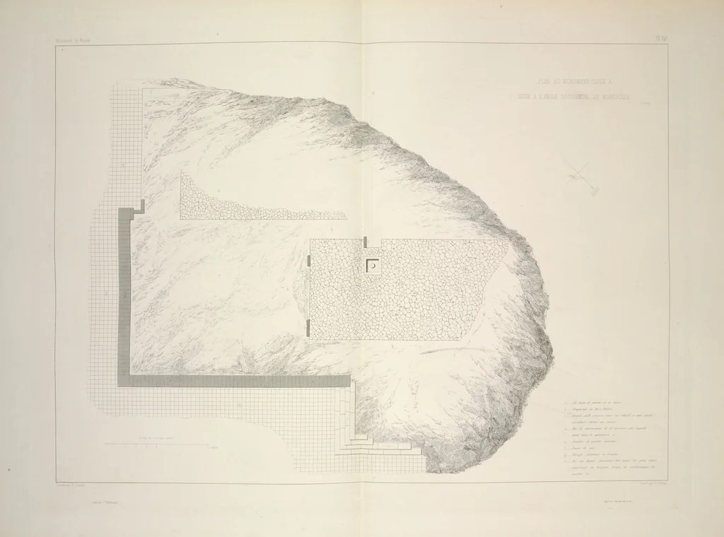 An illustration from Monument de Ninive, découvert et décrit par M.P.E. Botta; mesuré et dessiné par M.E. Flandin. Ouvrage publié par ordre du gouvernement sous les auspices de M. le ministre de l'intérieur et sous la direction d'une commission de l'Institut, 1849, leaf 155
