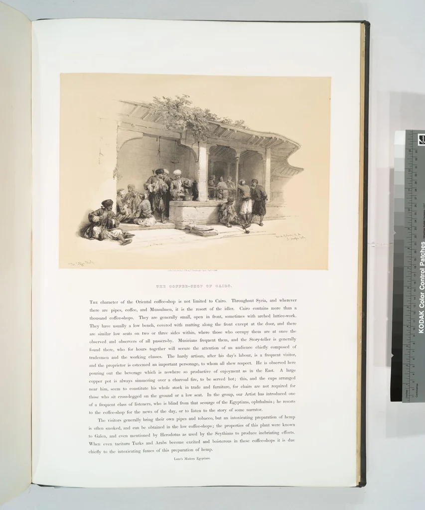 An illustration from The Holy Land, Syria, Idumea, Arabia, Egypt and Nubia. From drawings made on the spot by David Roberts ... With historical descriptions by the Revd. George Croly ... Lithographed by Louis Haghe, 1842, leaf 249