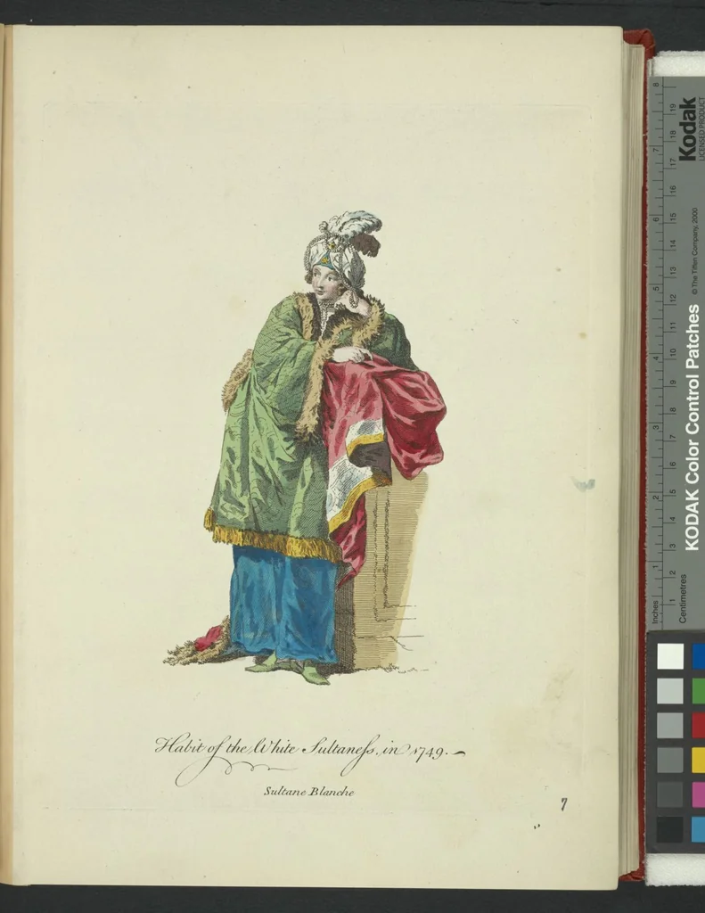 An illustration from Recueil des habillements de différentes nations, 1757, leaf 10