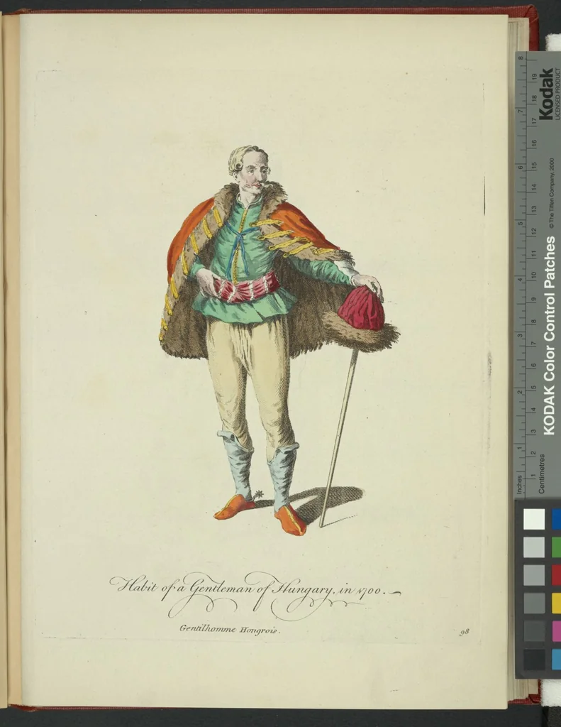 An illustration from Recueil des habillements de différentes nations, 1757, leaf 101