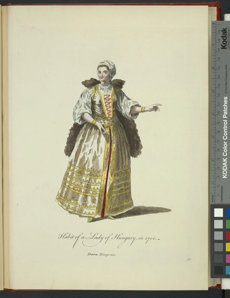 An illustration from Recueil des habillements de différentes nations, 1757, leaf 102