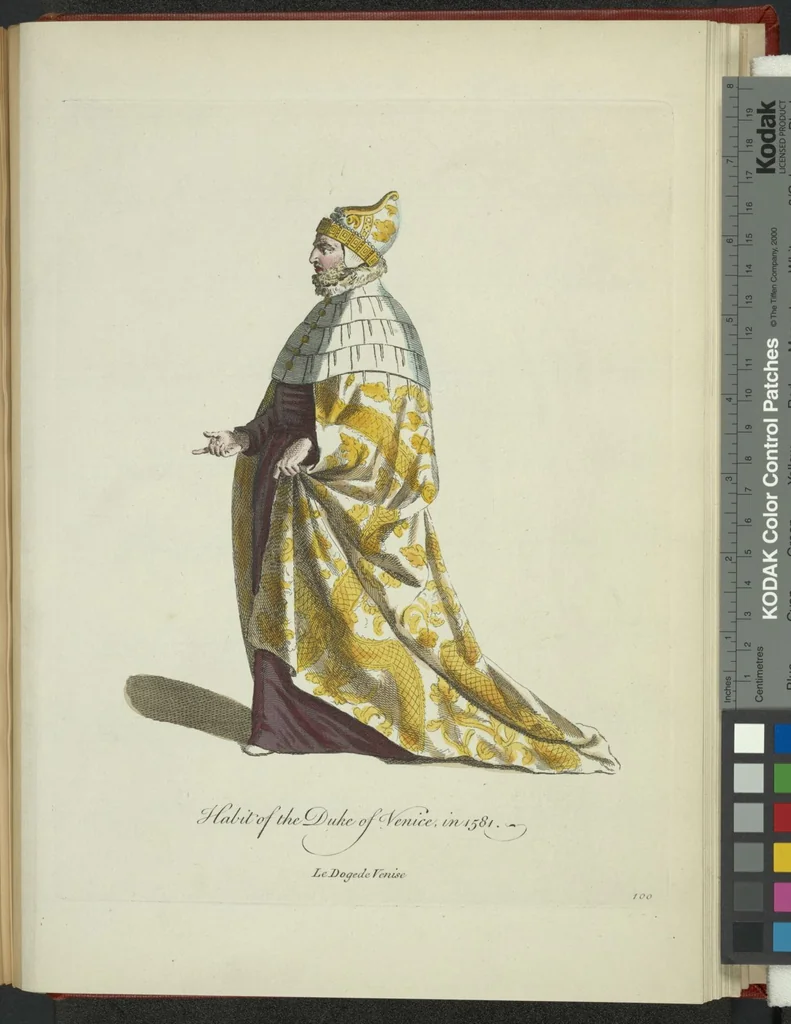 An illustration from Recueil des habillements de différentes nations, 1757, leaf 103
