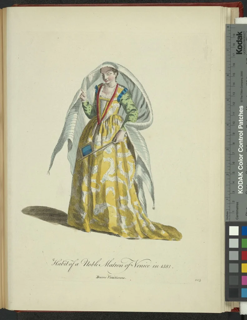 An illustration from Recueil des habillements de différentes nations, 1757, leaf 106