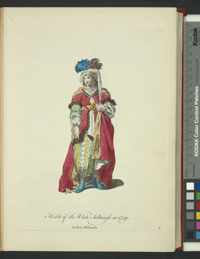 An illustration from Recueil des habillements de différentes nations, 1757, leaf 11